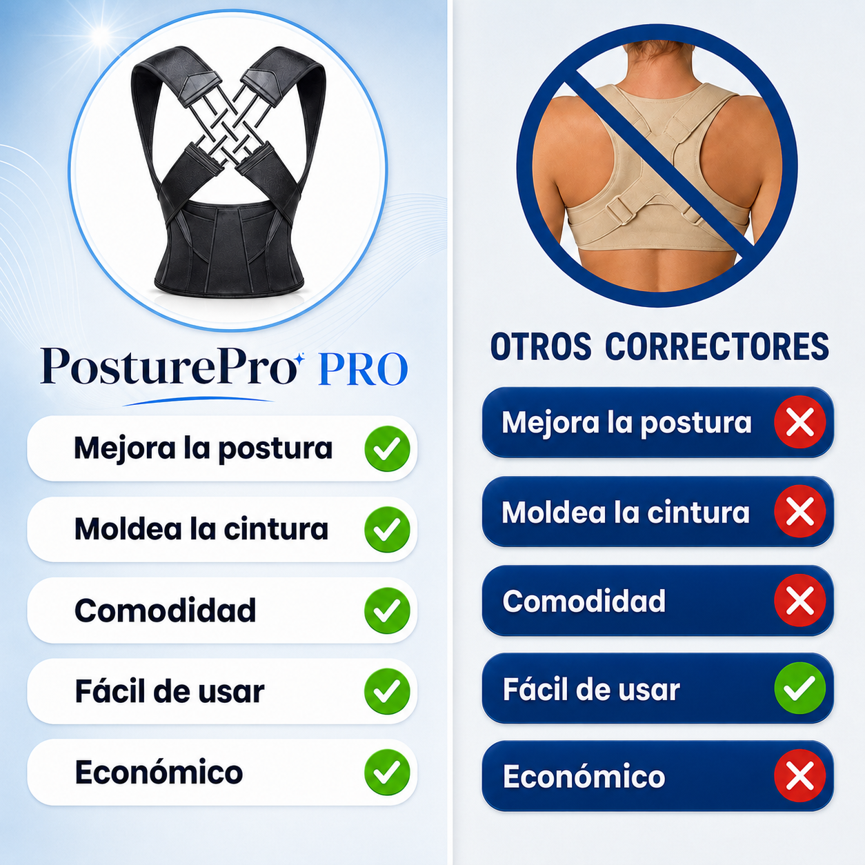 ✅PosturePro PRO — Adiós al dolor de espalda con soporte reforzado y envío gratis🚚