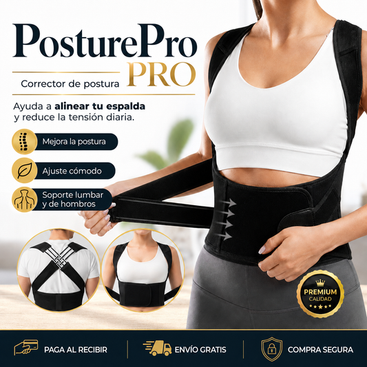 ✅PosturePro PRO — Adiós al dolor de espalda con soporte reforzado y envío gratis🚚