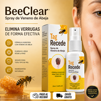🐝 BeeClear Spray de Veneno de Abeja — Elimina verrugas al instante + ENVÍO GRATIS ✨