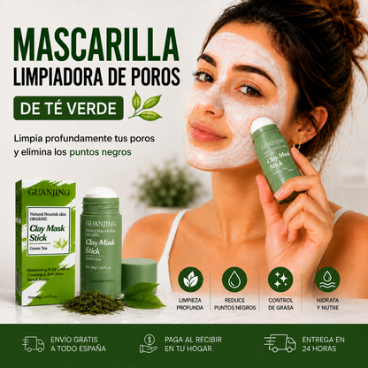 🍃GUANJING™ Clay Mask Stick — Despídete de los puntos negros antes de que vuelvan✨
