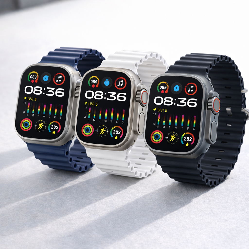 ⌚ Smartwatch Ultra Inteligente + 7 Correas + Caja + Cargador + Manual ¡Promoción Exclusiva Solo por Hoy!🔥