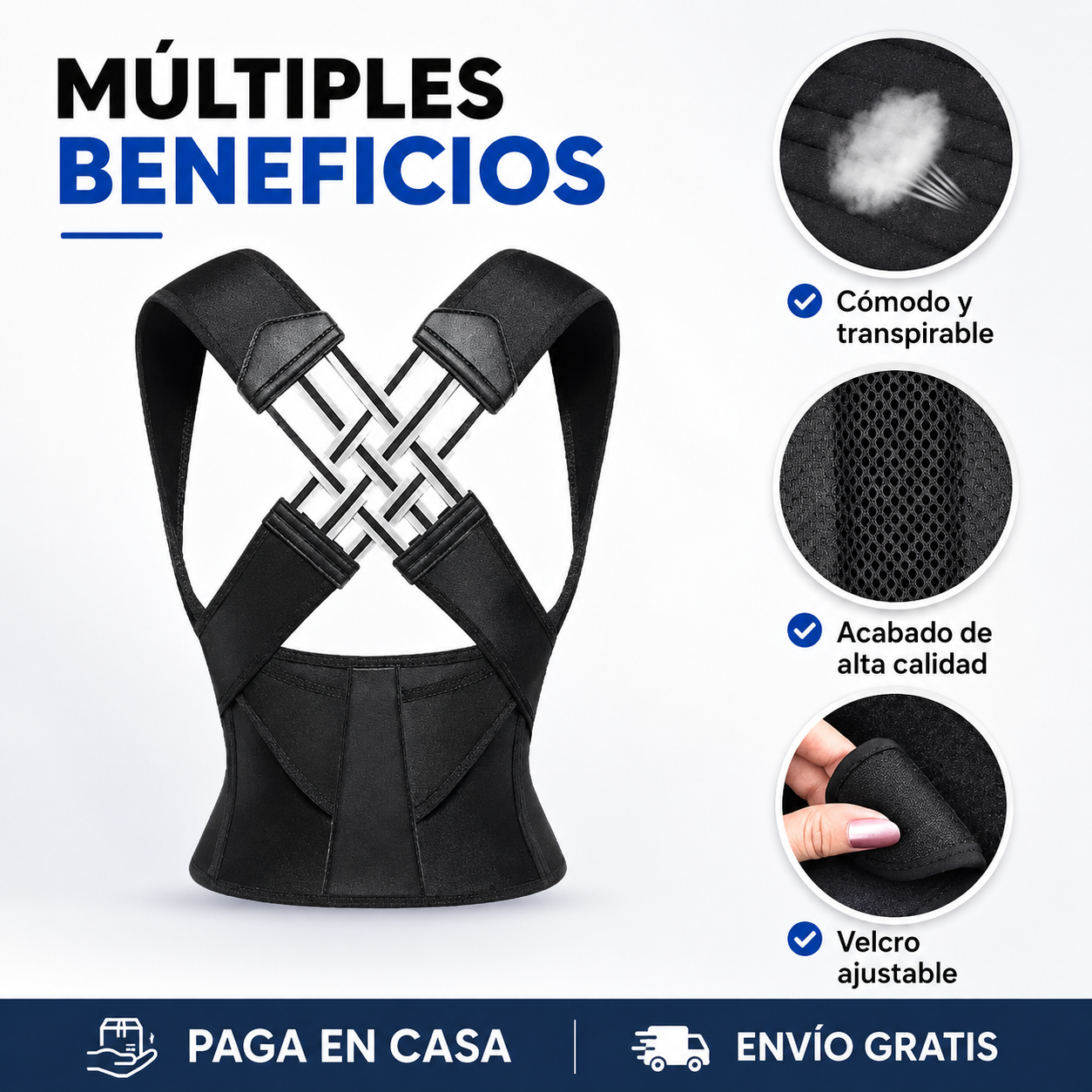 ✅PosturePro PRO — Adiós al dolor de espalda con soporte reforzado y envío gratis🚚