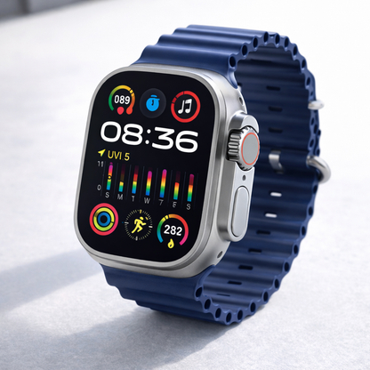 ⌚ Smartwatch Ultra Inteligente + 7 Correas + Caja + Cargador + Manual ¡Promoción Exclusiva Solo por Hoy!🔥