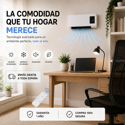 ❄️ AIRCOMFORT PRO -Mine aire Portátil 2 en 1 · Refresca tu cuarto en 60s sin disparar la luz🔥