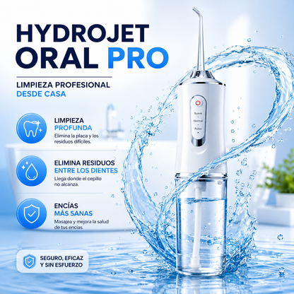 🦷HYDROJET ORAL – IRRIGADOR DENTAL PROFESIONAL, ¡LIMPIEZA PROFUNDA SIN SALIR DE CASA!✨💦