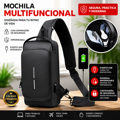 🛡️ BOLSO CRUZADO ANTIRROBO – SEGURIDAD, ESTILO Y COMODIDAD EN CADA PASO ✨