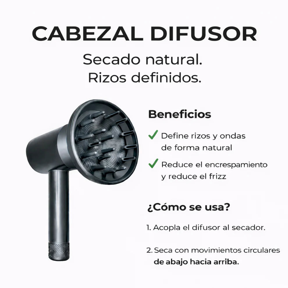 ✨AIRSTYLE PRO – SECADOR IÓNICO CON ACCESORIOS ¡EL SECRETO DE UN CABELLO PERFECTO!