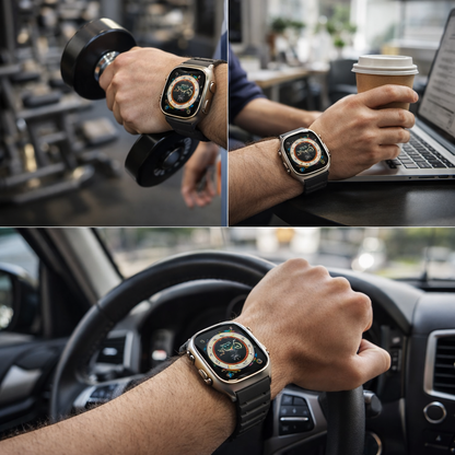 ⌚ Smartwatch Ultra Inteligente + 7 Correas + Caja + Cargador + Manual ¡Promoción Exclusiva Solo por Hoy!🔥