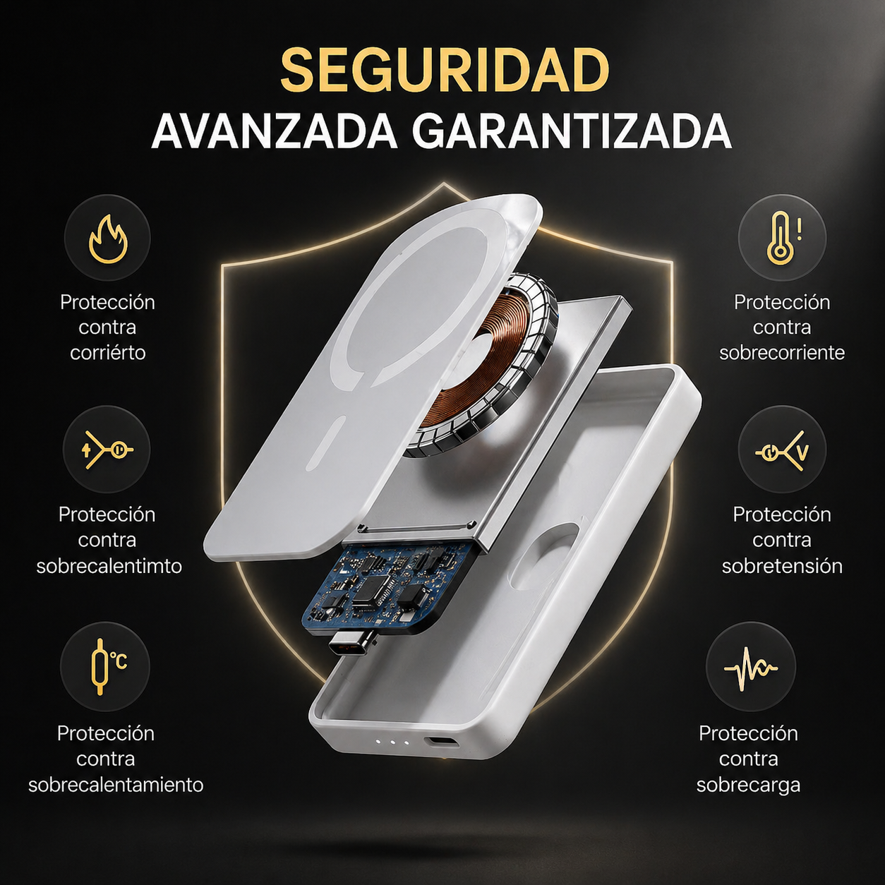 🔋POWER BANK MAGSAFE 10.000MAH – CARGA INSTANTÁNEA POR INDUCCIÓN Y USB, ¡ADIÓS A LA BATERÍA BAJA! 75% OFF HOY🔥