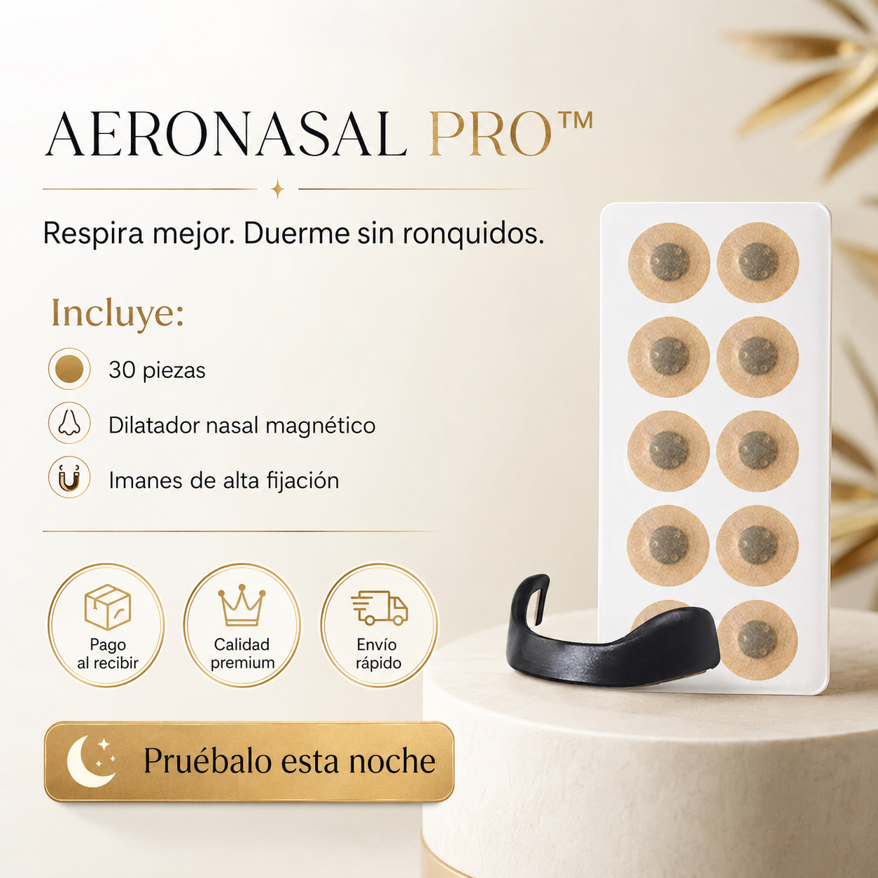 👃AERONASAL Pro - Dilatador Nasal Magnético - Menos Ronquidos Desde la Primera Noche😴