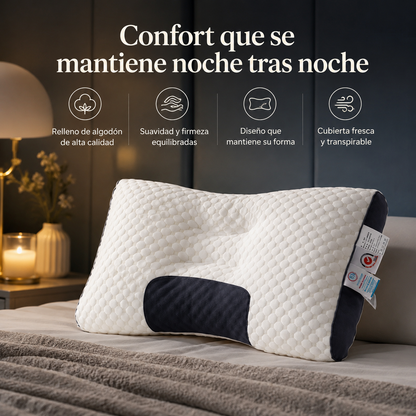 🌙 CerviComfort™ 3D — Almohada Ergonómica Cervical — Adiós a las noches incómodas ✨