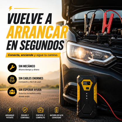 ⚡ENERGYMAX – ARRANCADOR PORTÁTIL 3 EN 1 ¡NO DEPENDAS DE NADIE MÁS!