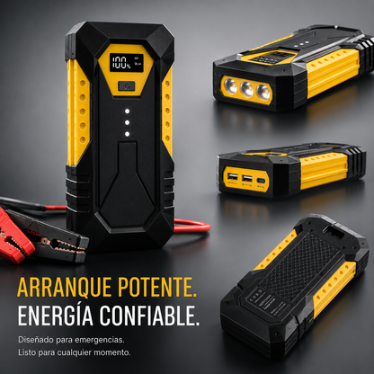⚡ENERGYMAX – ARRANCADOR PORTÁTIL 3 EN 1 ¡NO DEPENDAS DE NADIE MÁS!