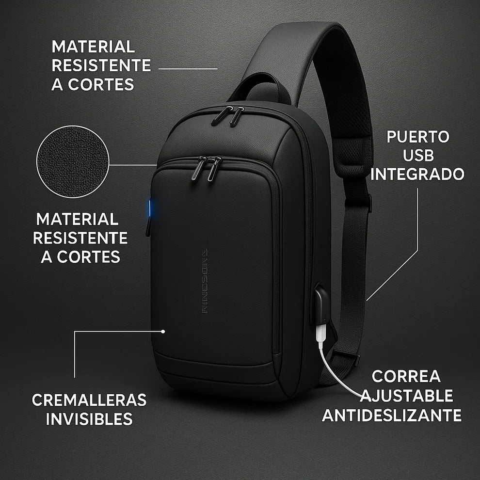 🛡️ BOLSO CRUZADO ANTIRROBO – SEGURIDAD, ESTILO Y COMODIDAD EN CADA PASO ✨