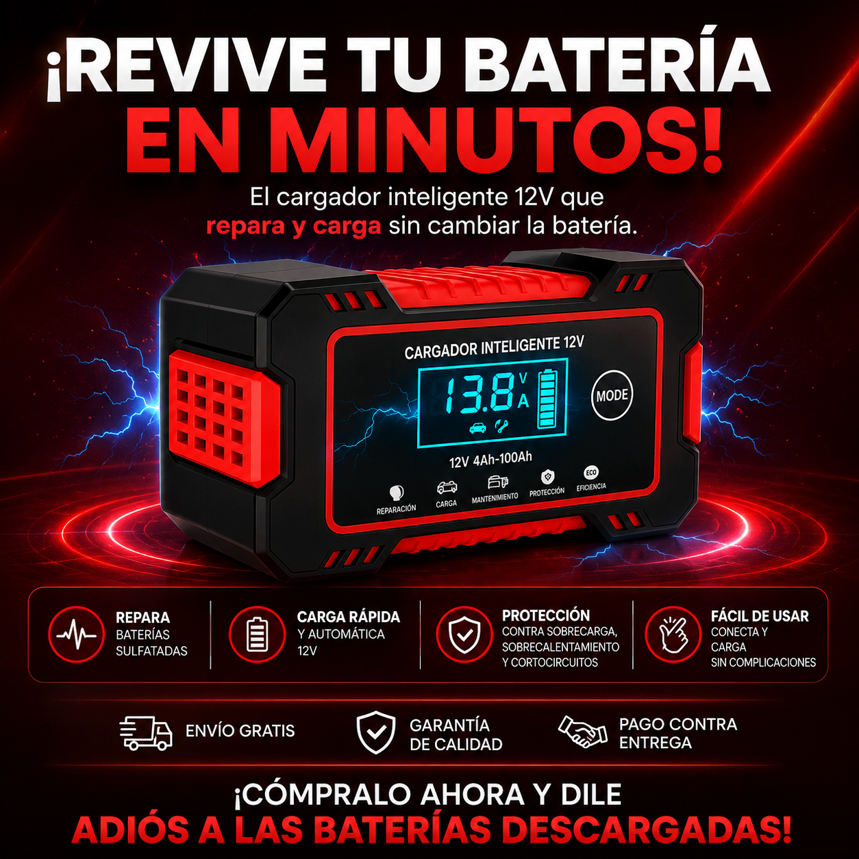 ⚡ENERGYMAX – ARRANCADOR PORTÁTIL 3 EN 1 ¡ARRANCA TU COCHE AL INSTANTE!