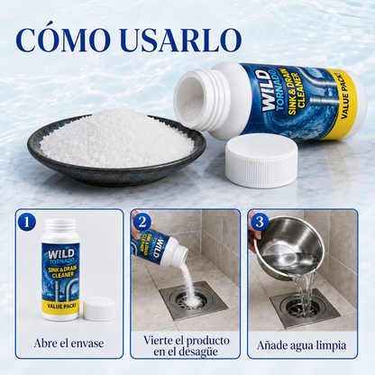 🚿 FlujoLimpio Ultra – Limpiador de Tuberías + Fórmula Activa | La solución definitiva contra los malos olores ✨